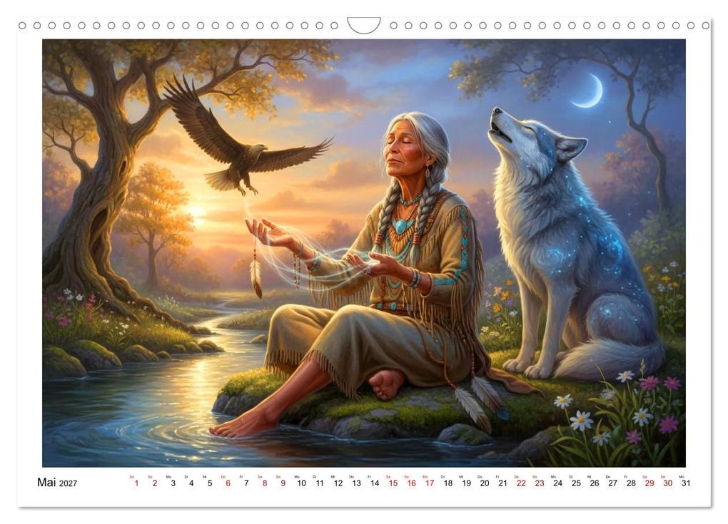Weitere Ansicht: In Verbindung mit dem Land und den Ahnen (Wandkalender 2027 DIN A3 quer), CALVENDO Monatskalender | Calvendo, Kerstin Waurick