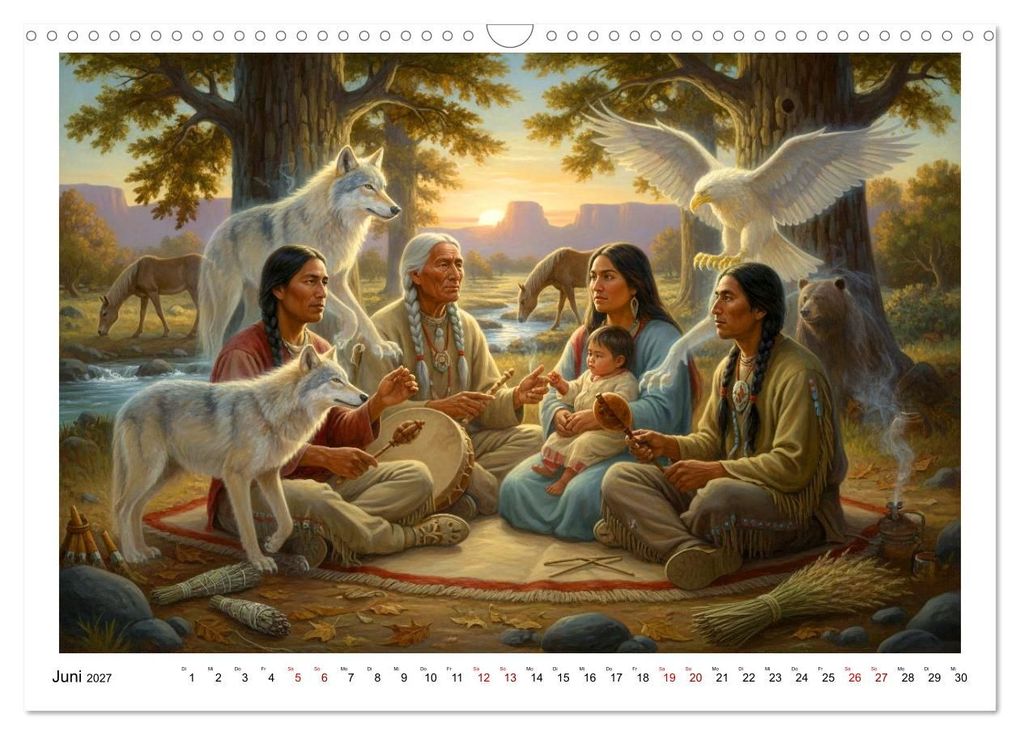 Weitere Ansicht: In Verbindung mit dem Land und den Ahnen (Wandkalender 2027 DIN A3 quer), CALVENDO Monatskalender | Calvendo, Kerstin Waurick