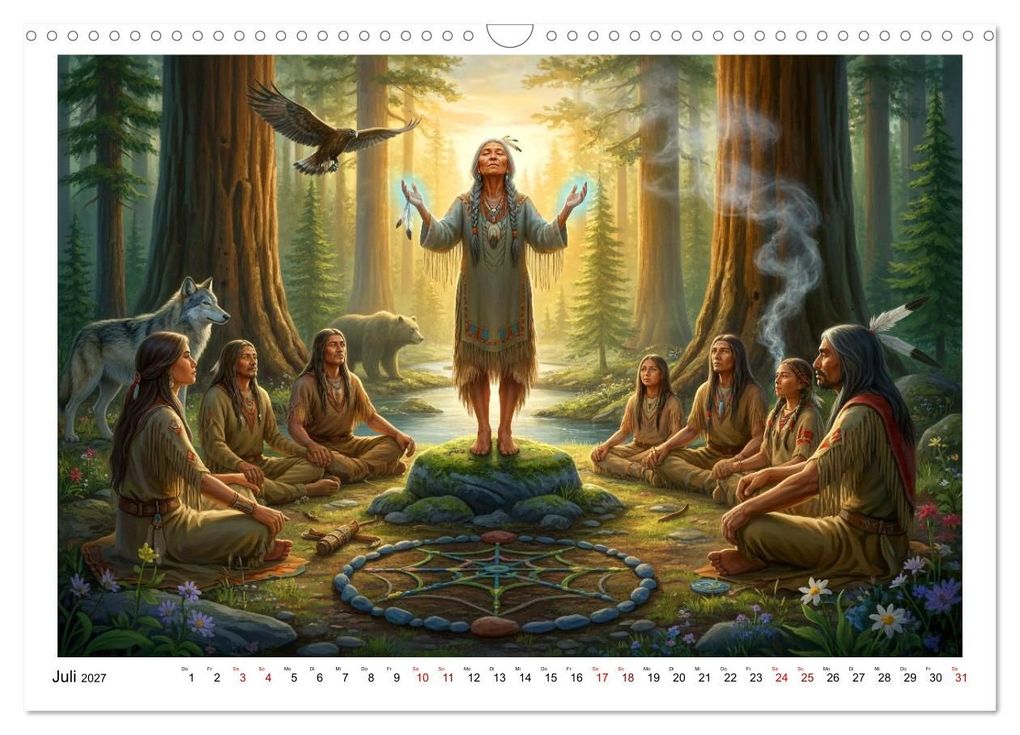 Weitere Ansicht: In Verbindung mit dem Land und den Ahnen (Wandkalender 2027 DIN A3 quer), CALVENDO Monatskalender | Calvendo, Kerstin Waurick