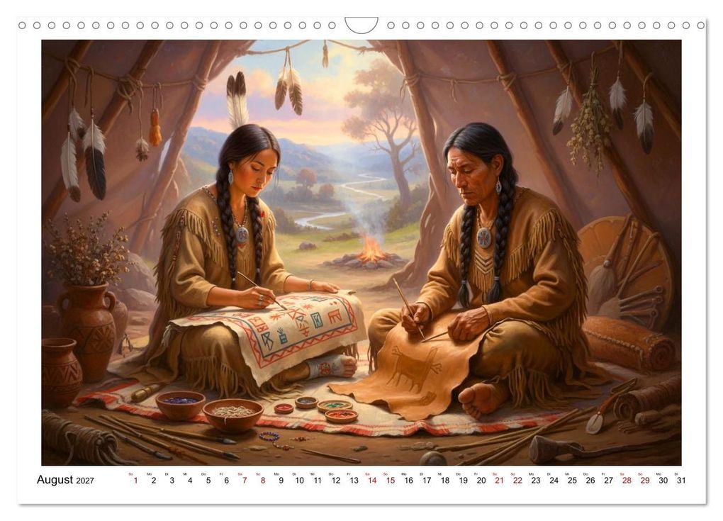 Weitere Ansicht: In Verbindung mit dem Land und den Ahnen (Wandkalender 2027 DIN A3 quer), CALVENDO Monatskalender | Calvendo, Kerstin Waurick