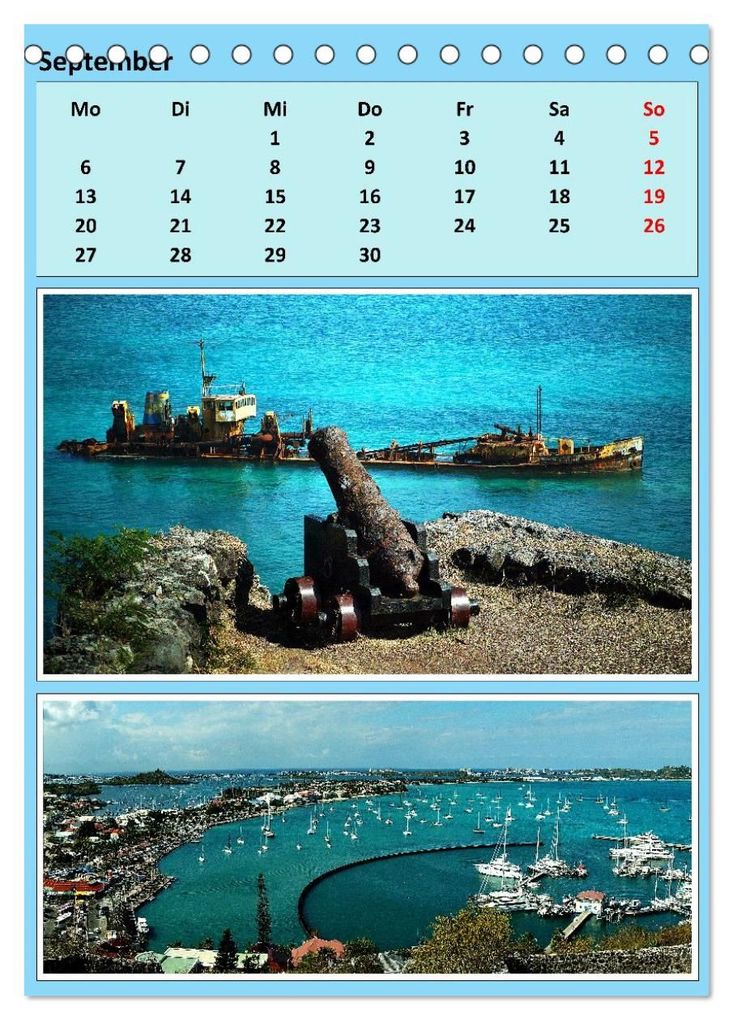 Weitere Ansicht: Karibik - Eindrücke einer Kreuzfahrt (Tischkalender 2027 DIN A5 hoch), CALVENDO Monatskalender | Calvendo, Rolf Frank