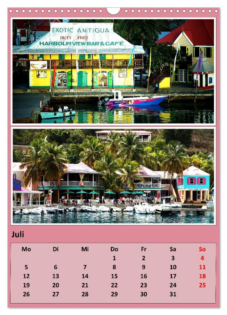 Weitere Ansicht: Karibik - Eindrücke einer Kreuzfahrt (Wandkalender 2027 DIN A3 hoch), CALVENDO Monatskalender | Calvendo, Rolf Frank