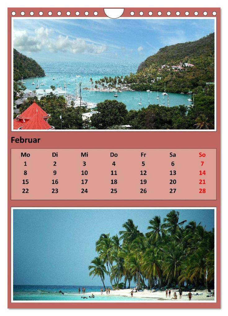 Weitere Ansicht: Karibik - Eindrücke einer Kreuzfahrt (Wandkalender 2027 DIN A4 hoch), CALVENDO Monatskalender | Calvendo, Rolf Frank