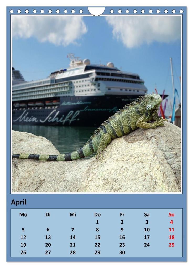 Weitere Ansicht: Karibik - Eindrücke einer Kreuzfahrt (Wandkalender 2027 DIN A4 hoch), CALVENDO Monatskalender | Calvendo, Rolf Frank