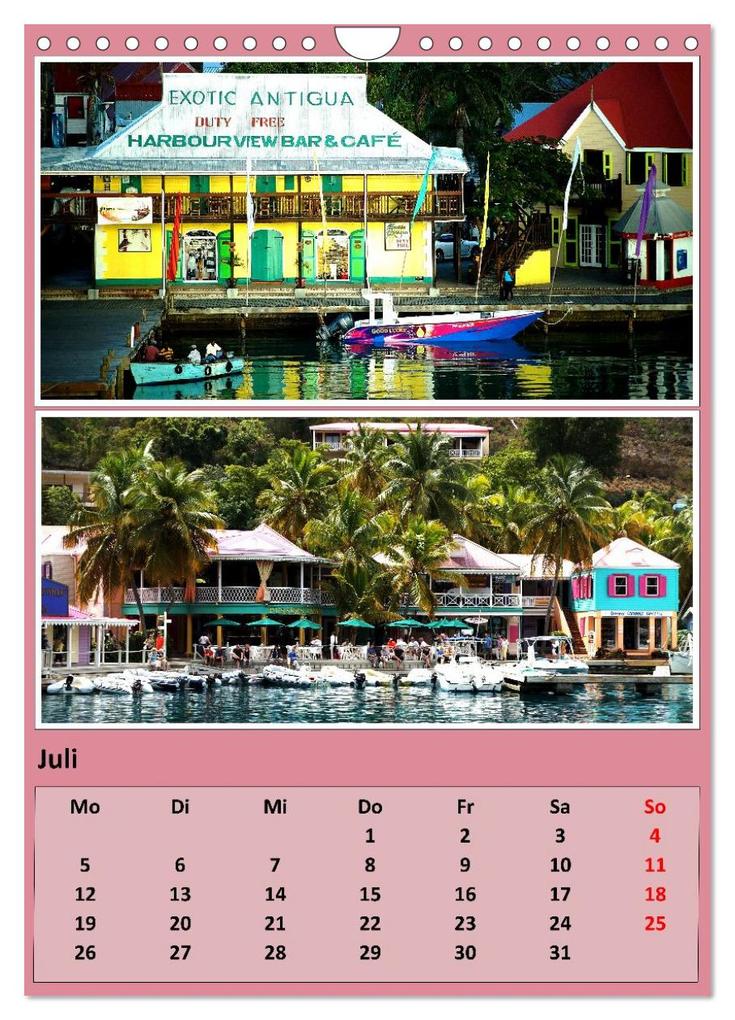 Weitere Ansicht: Karibik - Eindrücke einer Kreuzfahrt (Wandkalender 2027 DIN A4 hoch), CALVENDO Monatskalender | Calvendo, Rolf Frank