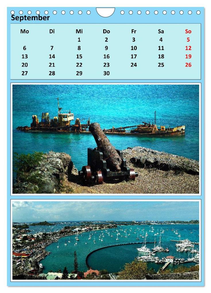 Weitere Ansicht: Karibik - Eindrücke einer Kreuzfahrt (Wandkalender 2027 DIN A4 hoch), CALVENDO Monatskalender | Calvendo, Rolf Frank