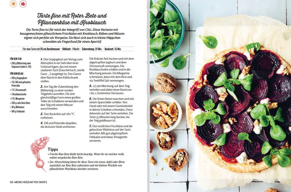 Weitere Ansicht: Vegane Quiches und Tartes | Vanessa Fouquet