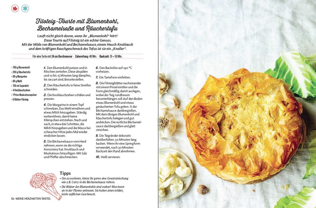 Weitere Ansicht: Vegane Quiches und Tartes | Vanessa Fouquet
