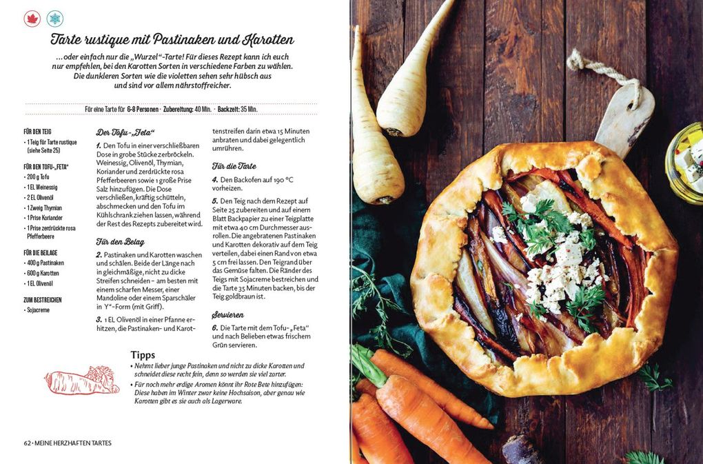 Weitere Ansicht: Vegane Quiches und Tartes | Vanessa Fouquet