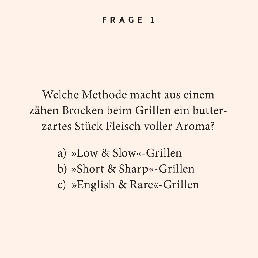 Weitere Ansicht: Barbecue-Quiz | Johannes Quirin