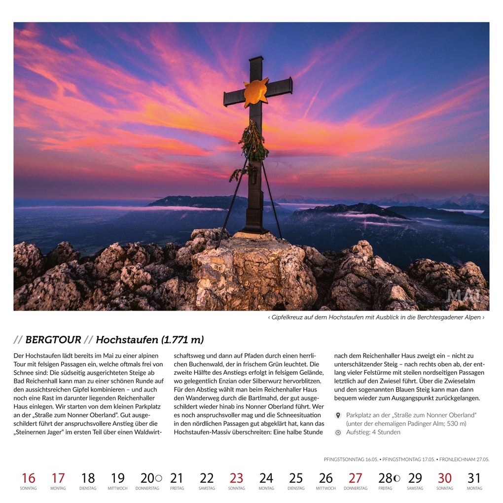 Weitere Ansicht: Berchtesgadener Bergsteigerkalender 2027 | Daniel