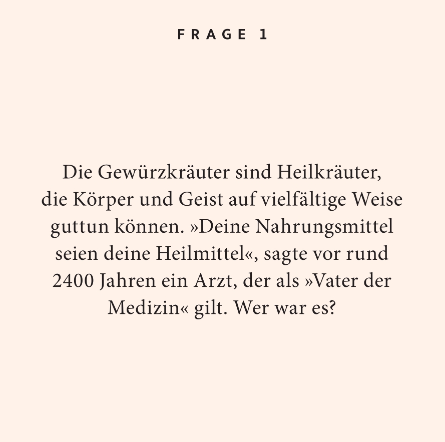 Weitere Ansicht: Gewürze-Quiz | Birte Stährmann, Martin Stährmann
