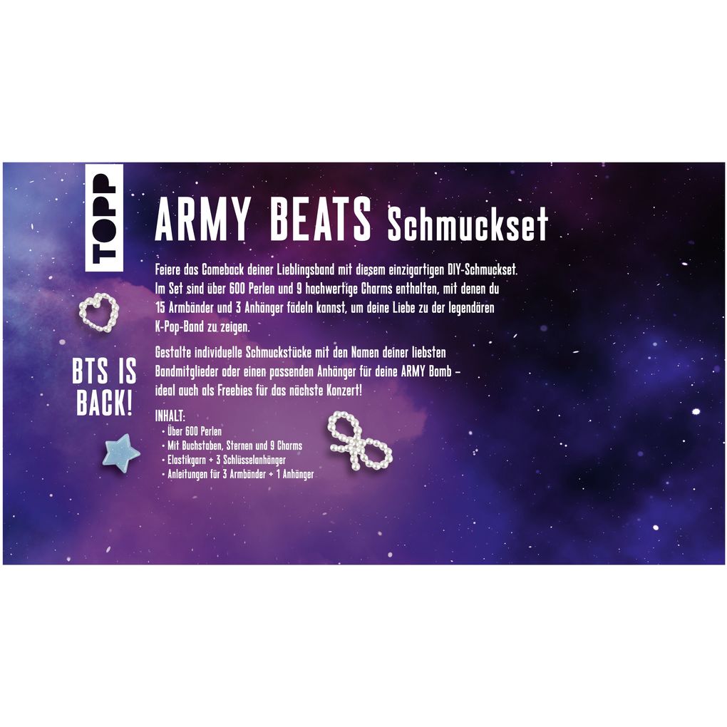 Weitere Ansicht: ARMY Beats - Das inoffizielle BTS-Schmuckset