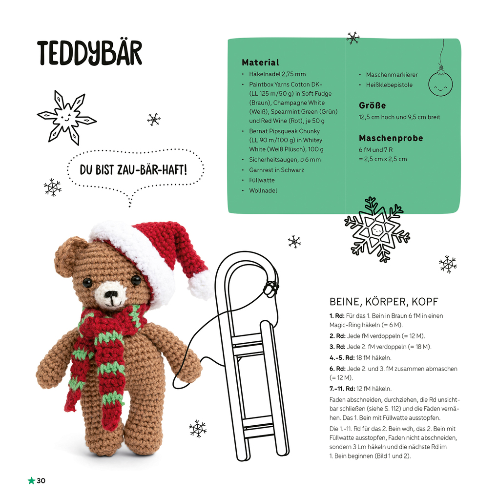 Weitere Ansicht: Kawaii Häkel Weihnachten | Melissa Bradley-Vatcher