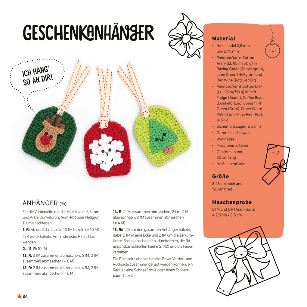 Weitere Ansicht: Kawaii Häkel Weihnachten | Melissa Bradley-Vatcher