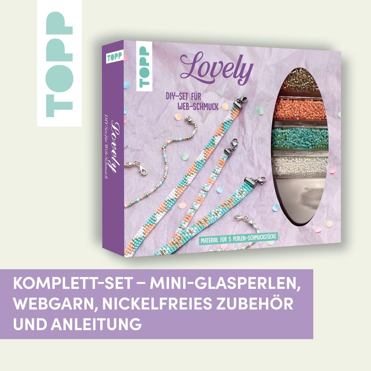 Weitere Ansicht: Lovely DIY-Set für Web-Schmuck | frechverlag