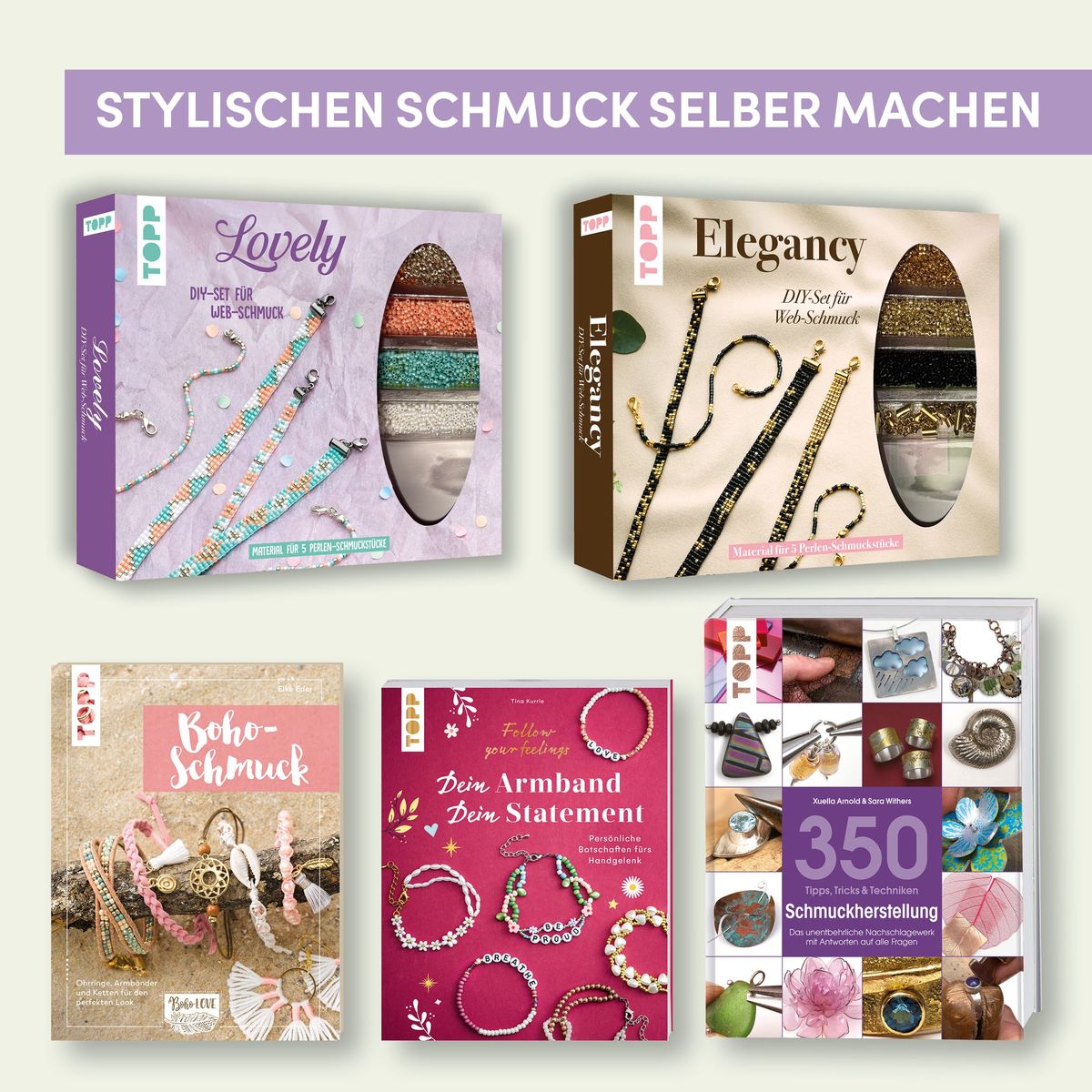 Weitere Ansicht: Lovely DIY-Set für Web-Schmuck | frechverlag