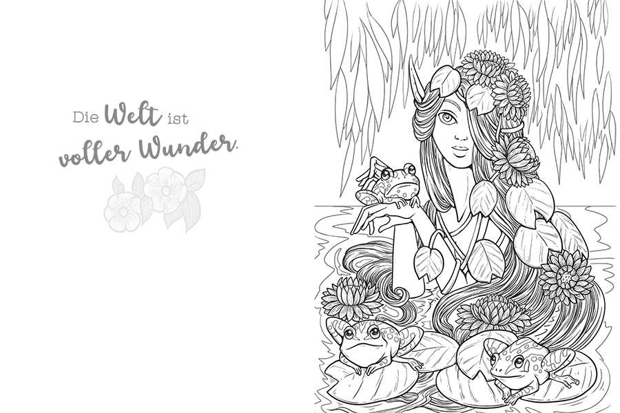 Weitere Ansicht: Malbuch Magie & Wunder | Sara Otterstätter