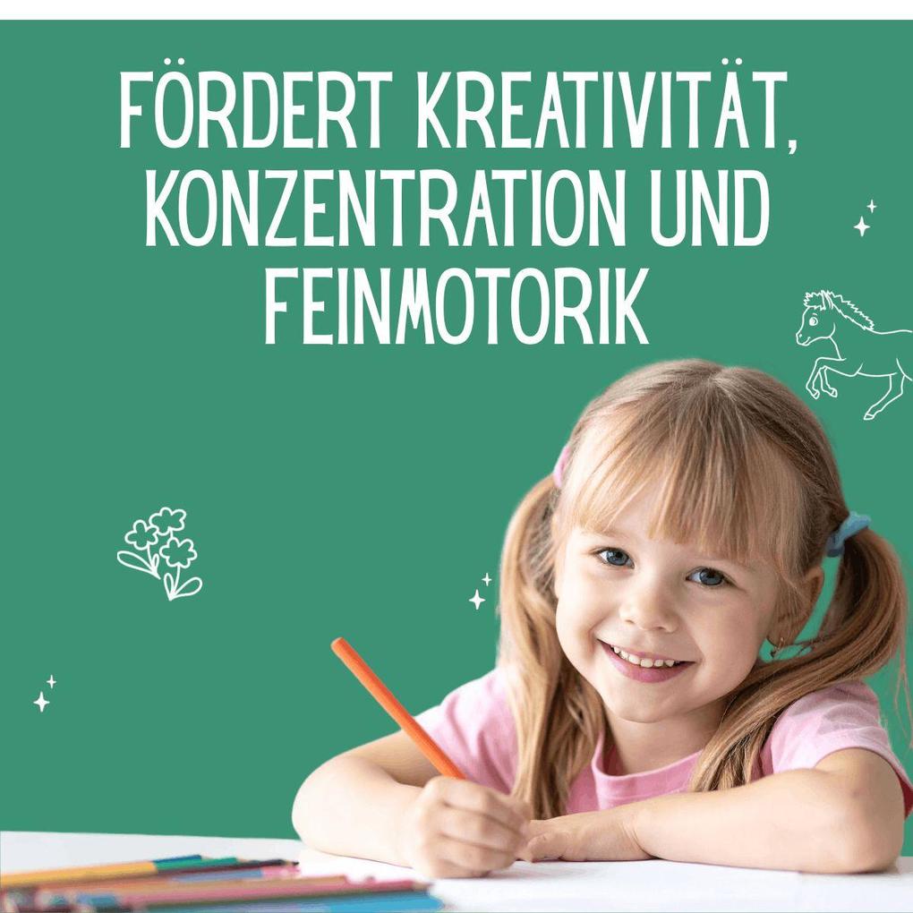 Weitere Ansicht: Zauberpapier Malbuch Pferde | Bibi Hecher