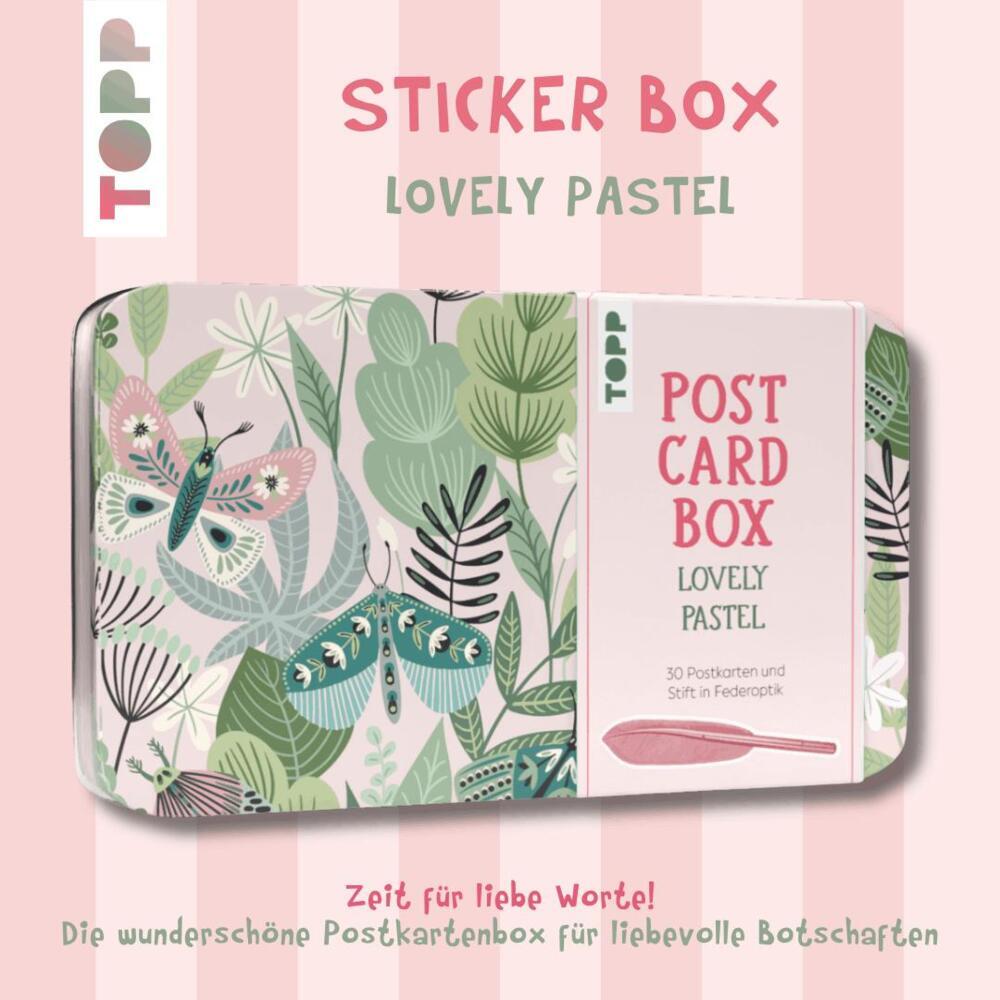 Weitere Ansicht: Postcard Box - Lovely Pastel | Frechverlag