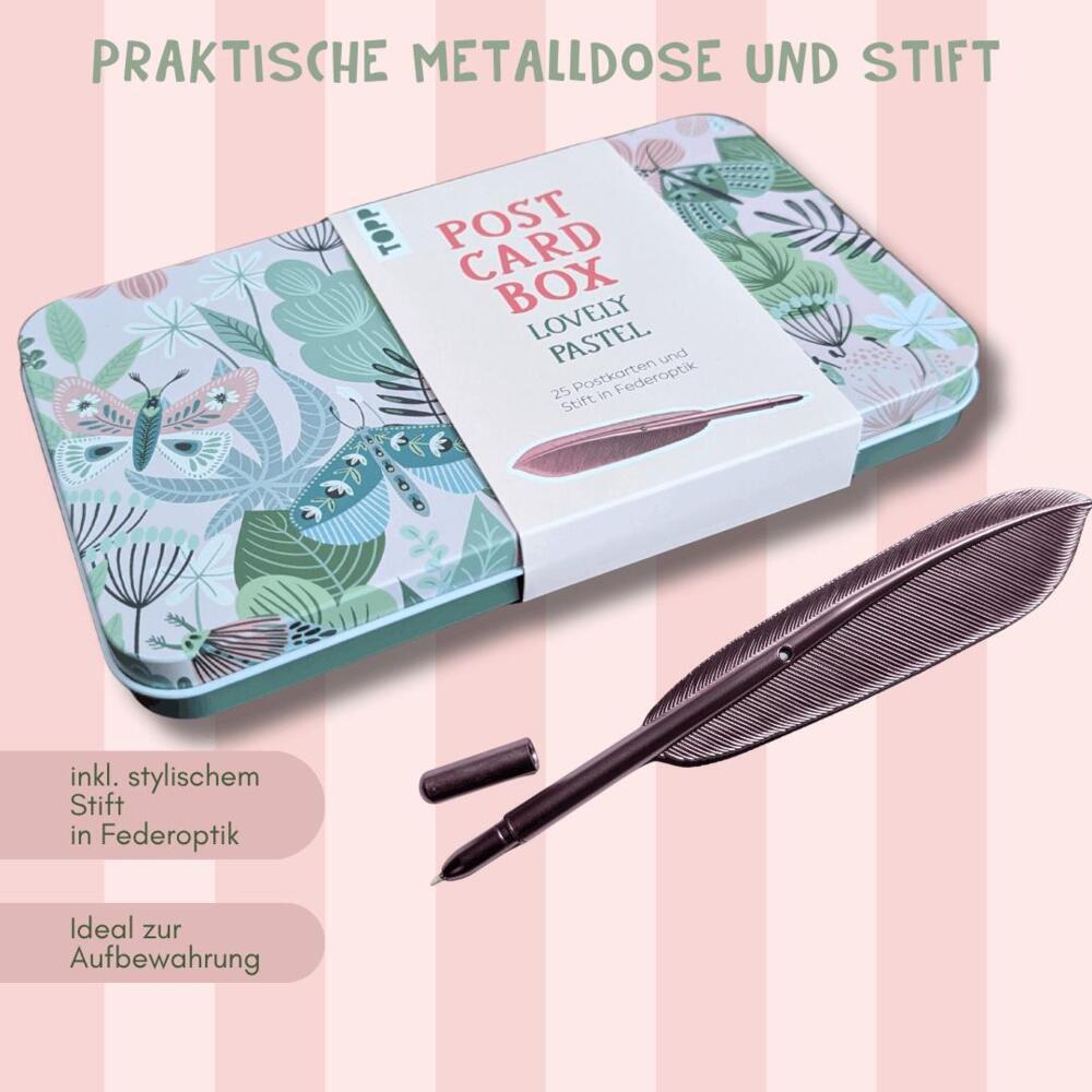 Weitere Ansicht: Postcard Box - Lovely Pastel | Frechverlag