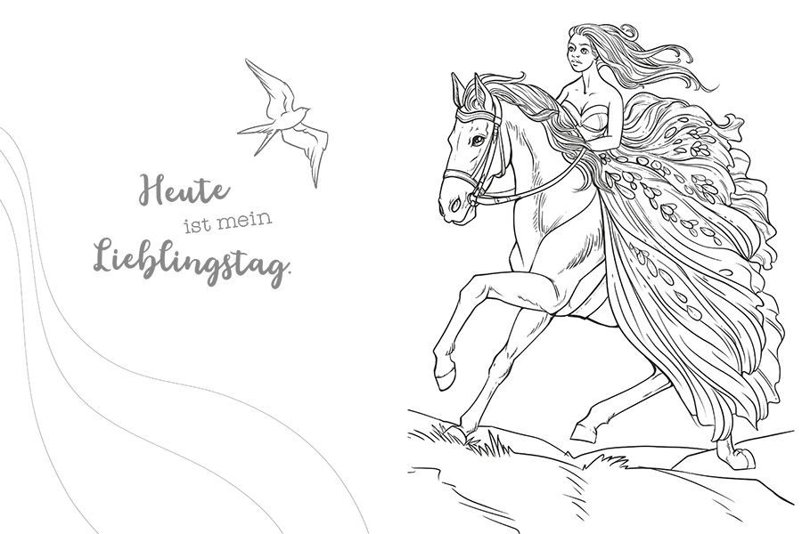 Weitere Ansicht: Malbuch Mädchenzeit | Sara Otterstätter