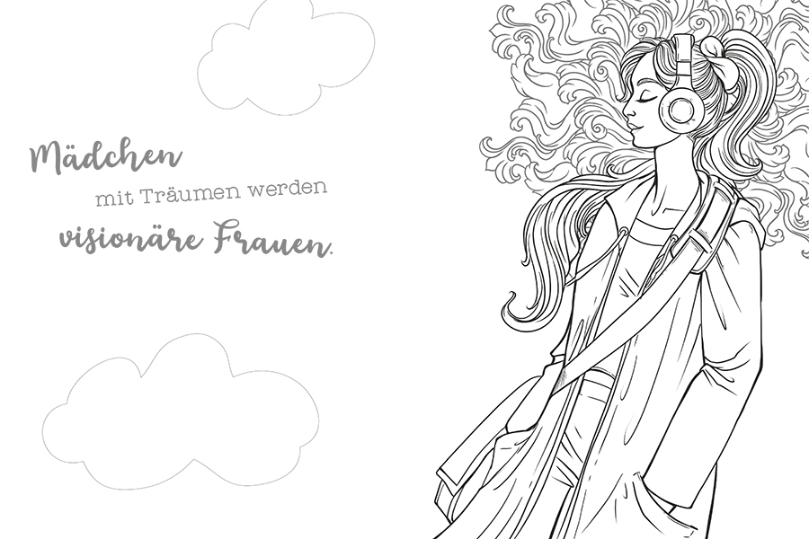 Weitere Ansicht: Malbuch Mädchenzeit | Sara Otterstätter