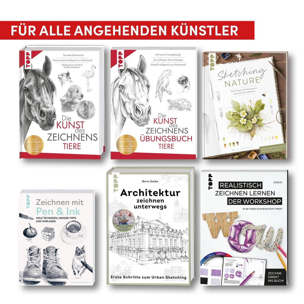 Weitere Ansicht: Die Kunst des Zeichnens Tiere | Frechverlag