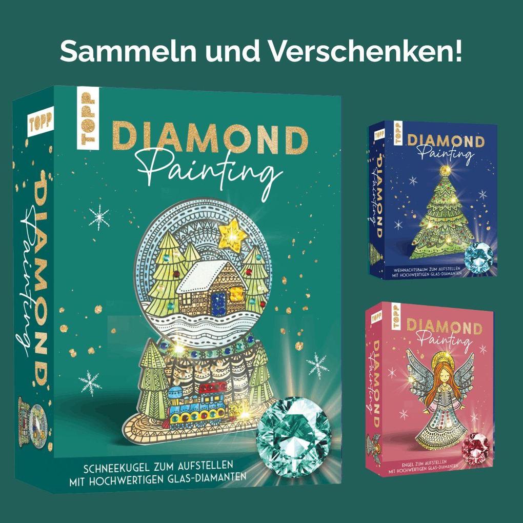 Weitere Ansicht: Diamond Painting Set Schneekugel | Mimi Hecher
