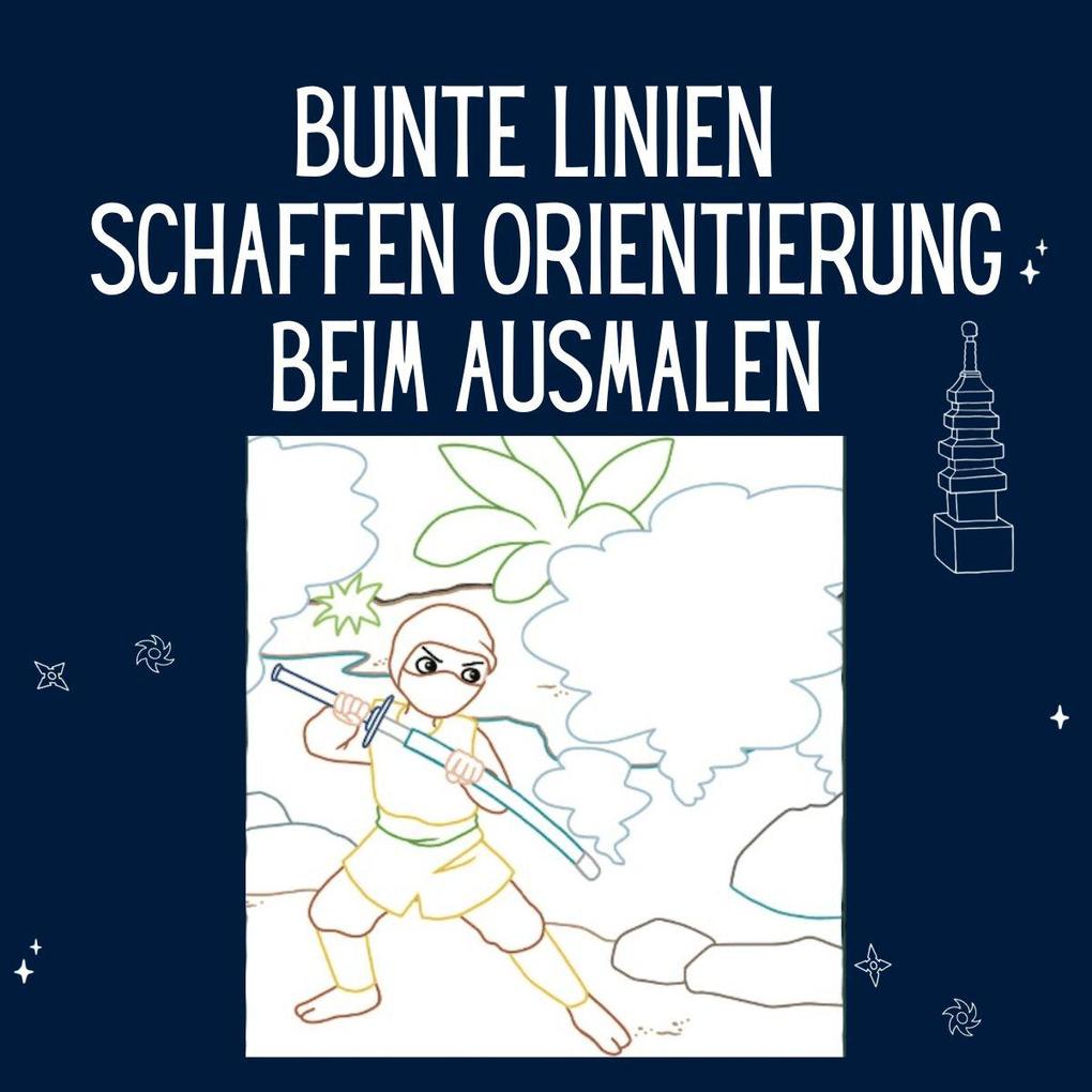 Weitere Ansicht: Zauberpapier Malbuch Ninjas | Mimi Hecher