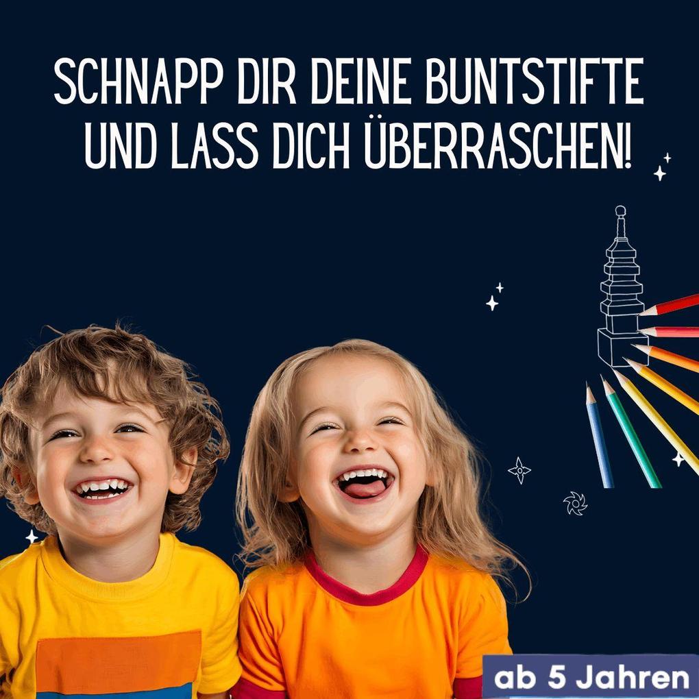 Weitere Ansicht: Zauberpapier Malbuch Ninjas | Mimi Hecher