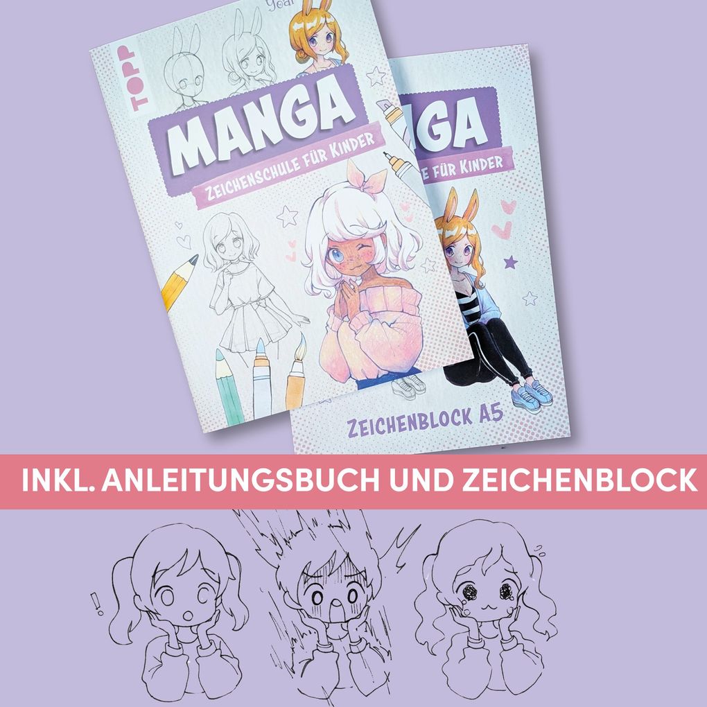 Weitere Ansicht: Kreativ-Set Manga Kids | Yoai, Wiebke Krabbe