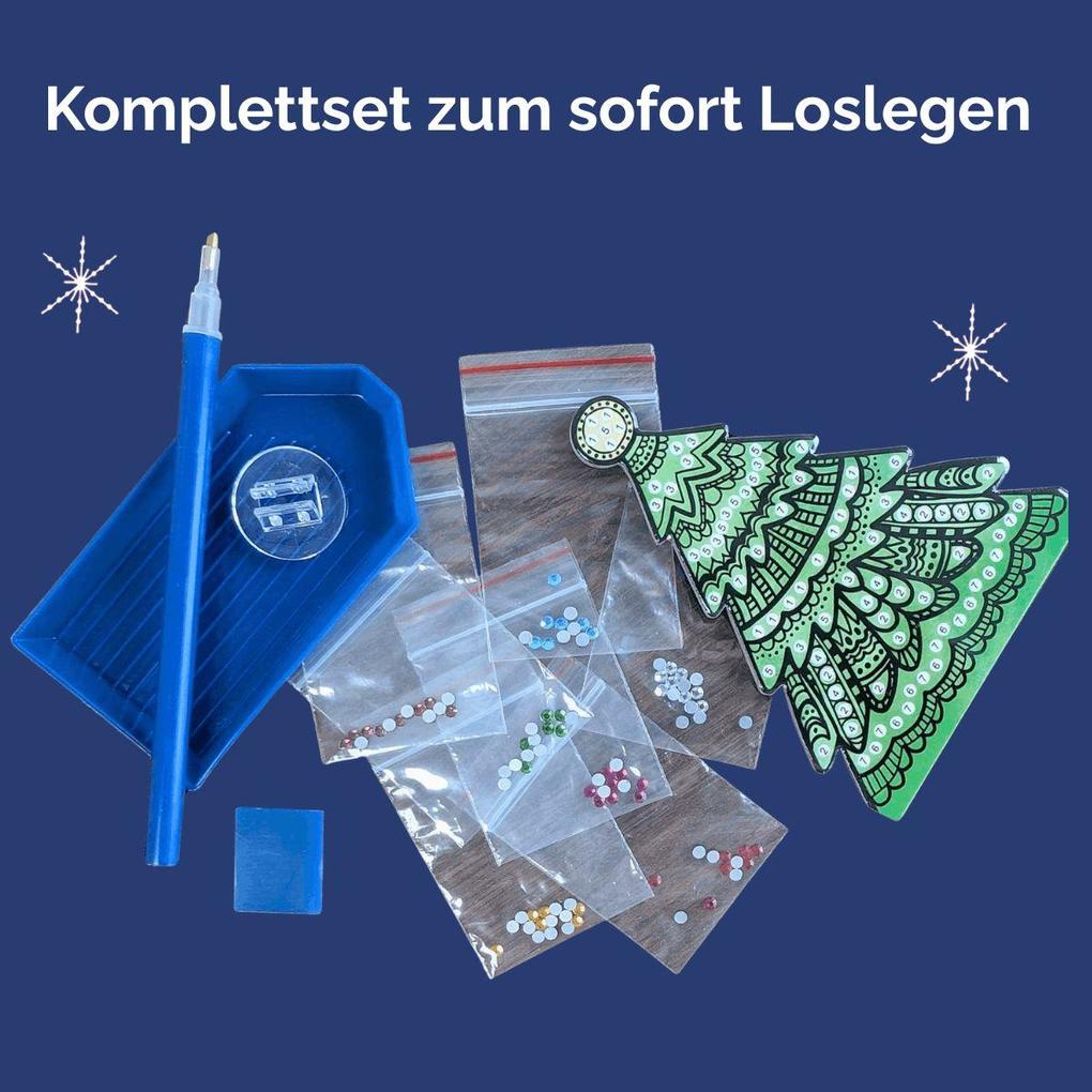 Weitere Ansicht: Diamond Painting Set Weihnachtsbaum | Mimi Hecher