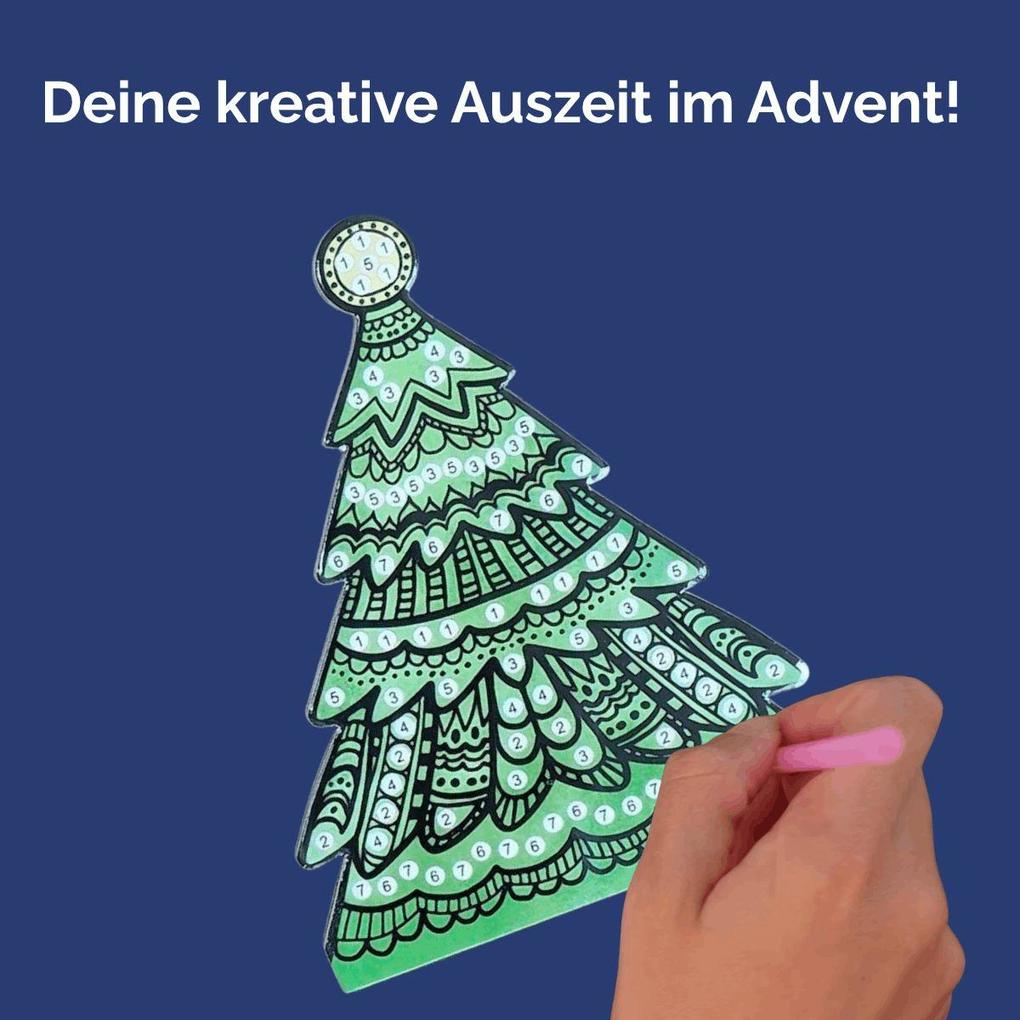 Weitere Ansicht: Diamond Painting Set Weihnachtsbaum | Mimi Hecher
