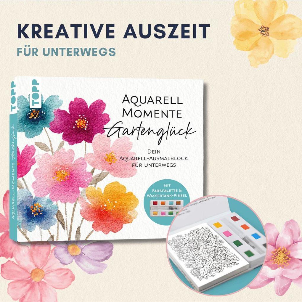 Weitere Ansicht: Aquarell-Momente Gartenglück | frechverlag
