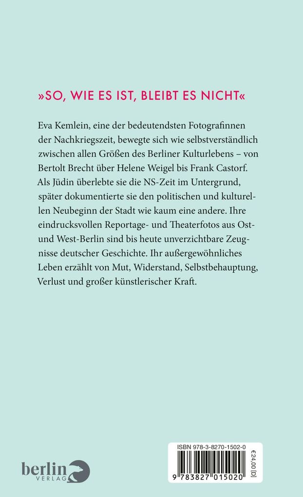 Weitere Ansicht: Sie verlieh dem Augenblick Dauer | Erica Fischer, Simone Ladwig-Winters