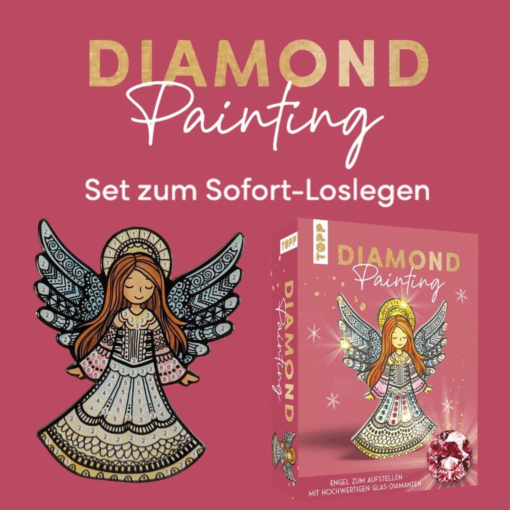 Weitere Ansicht: Diamond Painting Set Weihnachtsengel | Mimi Hecher