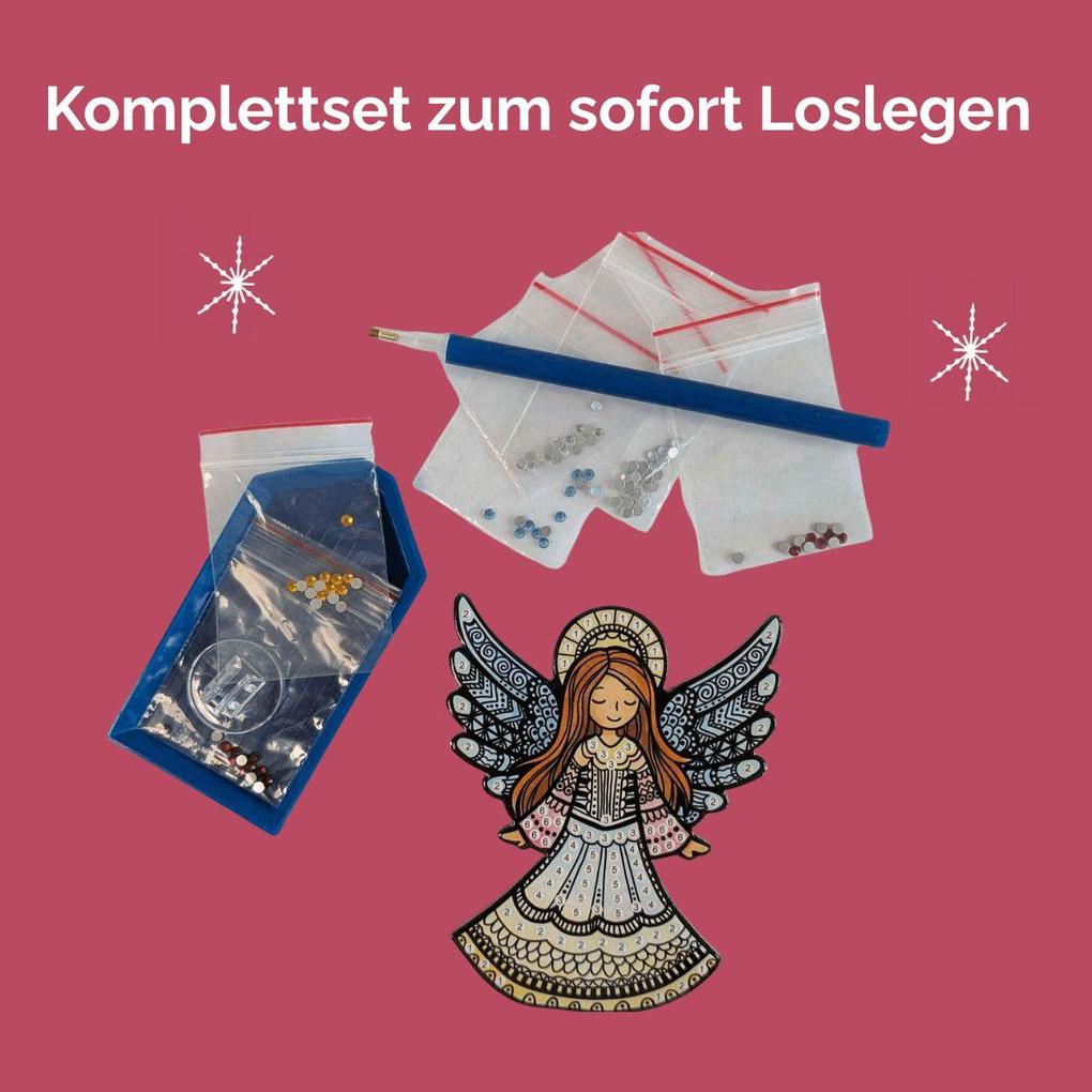 Weitere Ansicht: Diamond Painting Set Weihnachtsengel | Mimi Hecher