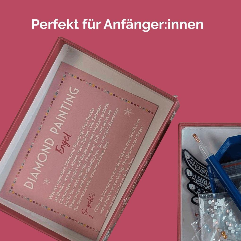 Weitere Ansicht: Diamond Painting Set Weihnachtsengel | Mimi Hecher