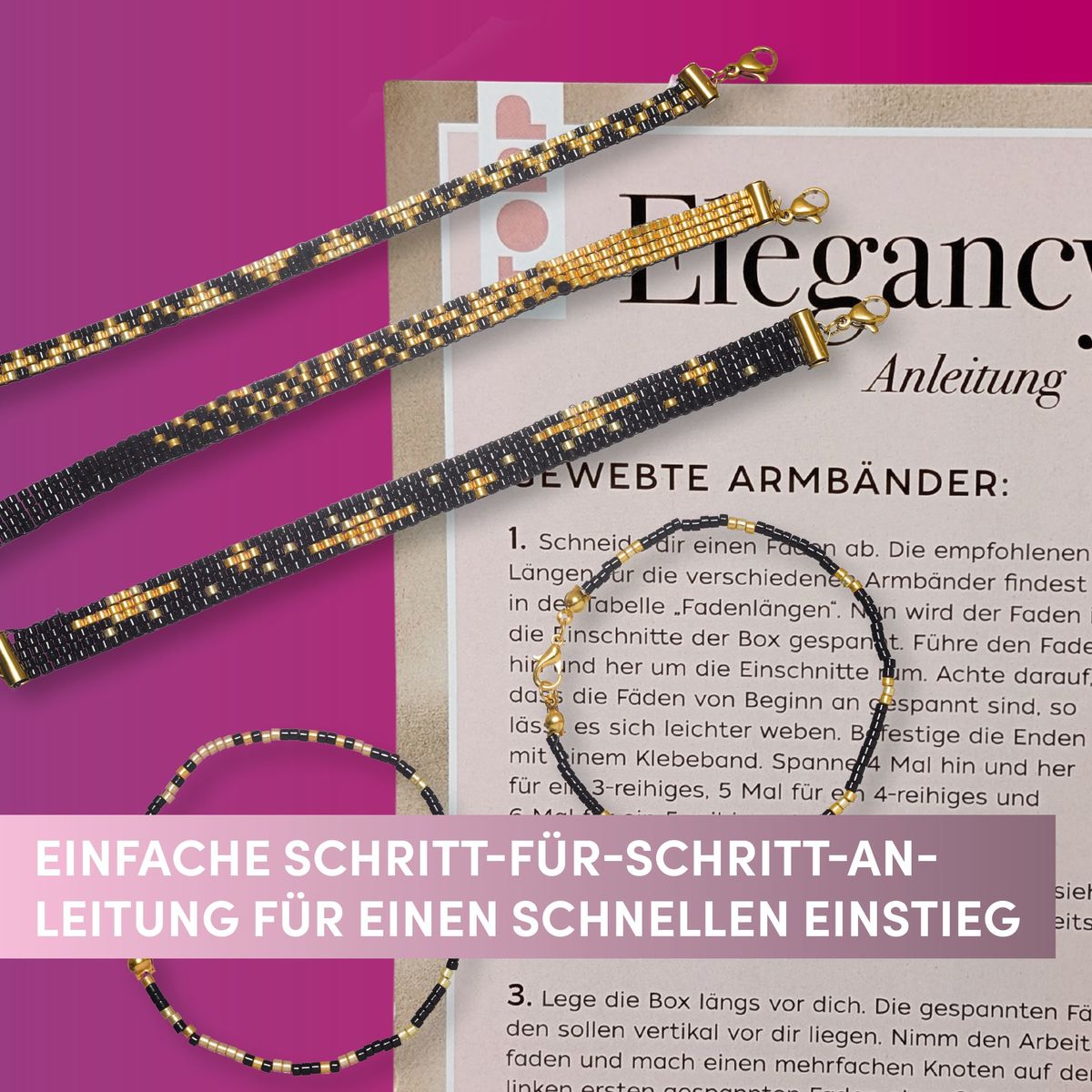 Weitere Ansicht: Elegancy DIY-Set für Web-Schmuck | frechverlag