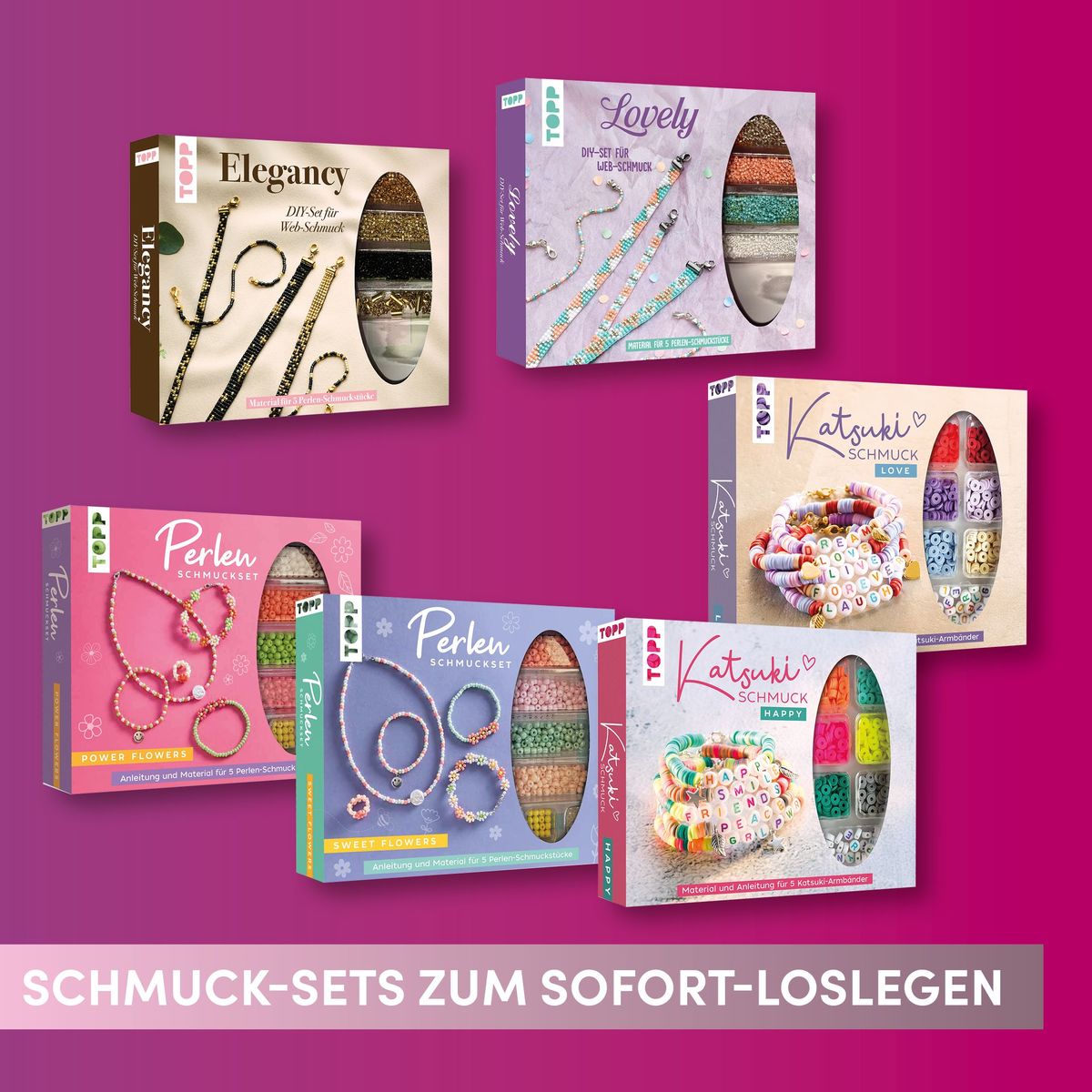 Weitere Ansicht: Elegancy DIY-Set für Web-Schmuck | frechverlag