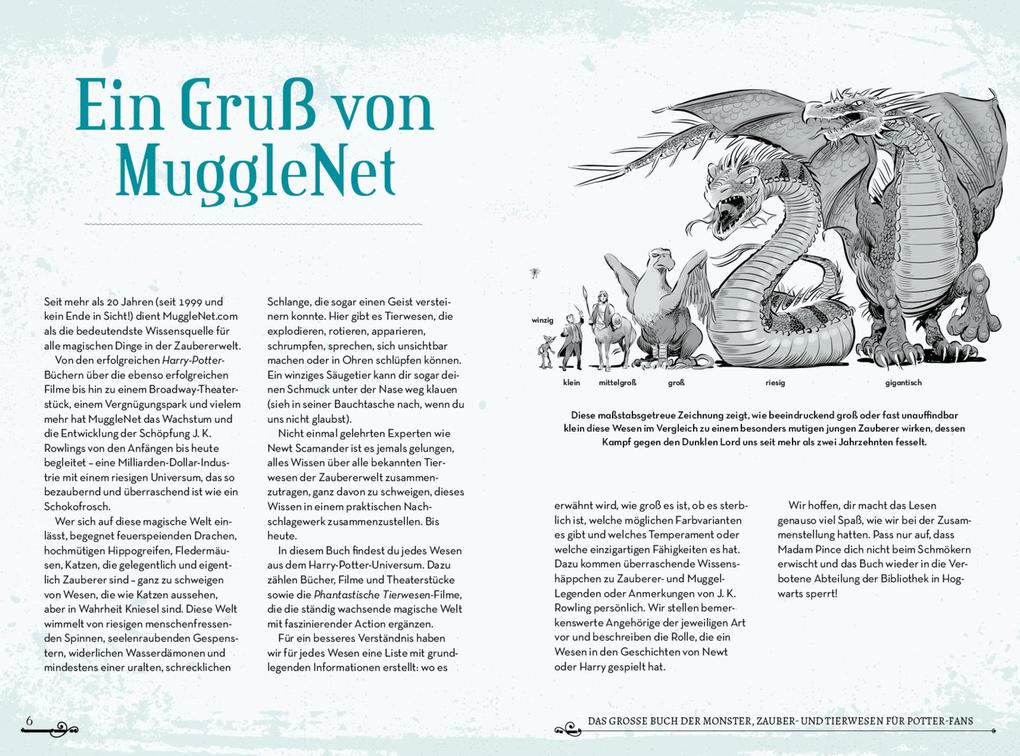 Weitere Ansicht: Das große Buch der Monster, Zauber- und Tierwesen für Potter-Fans