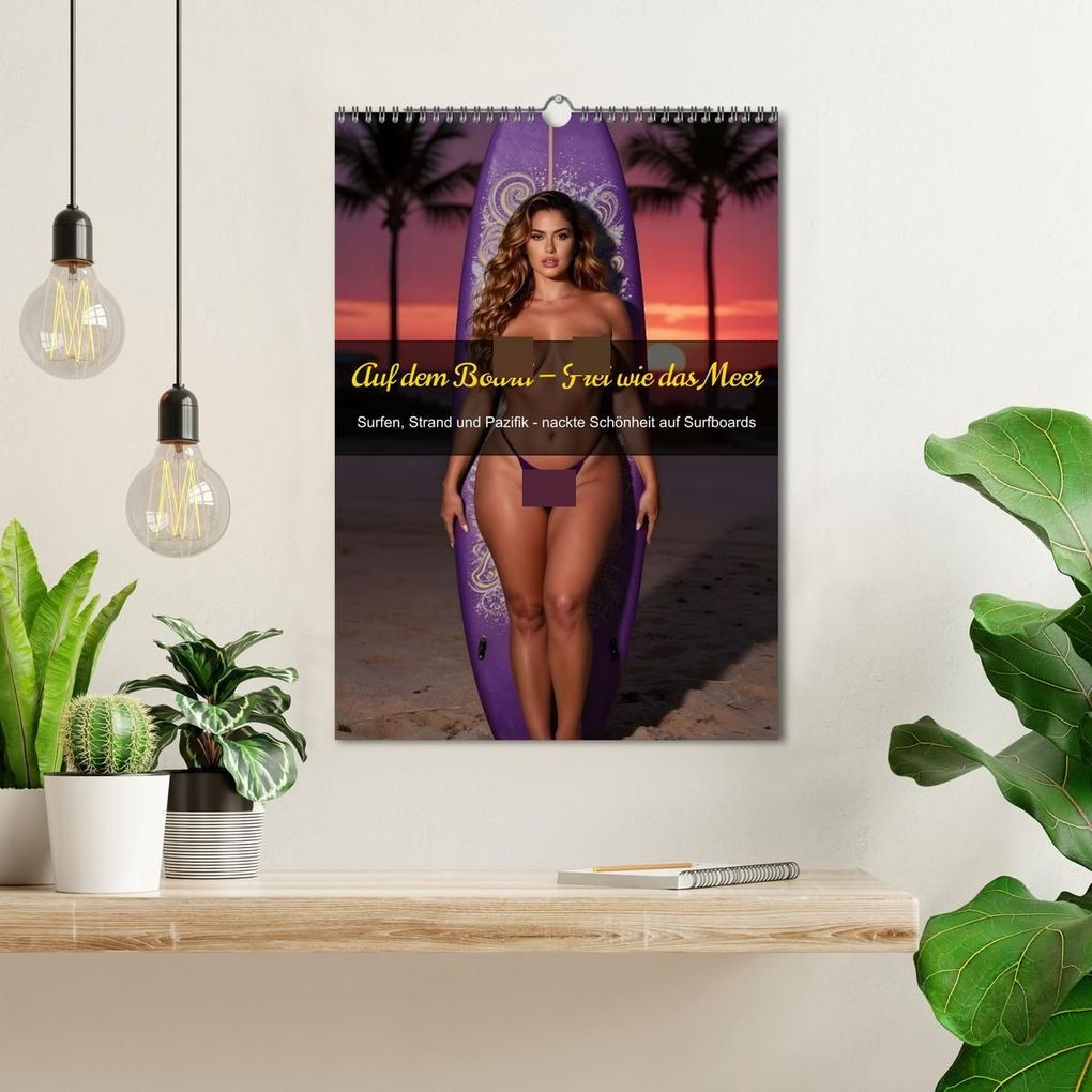 Weitere Ansicht: Auf dem Board - Frei wie das Meer (Wandkalender 2027 DIN A3 hoch), CALVENDO Monatskalender | Calvendo, Liam Blue