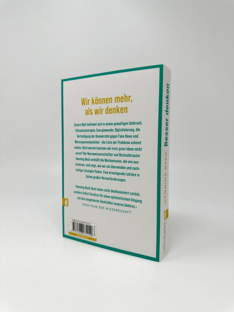 Weitere Ansicht: Besser denken | Henning Beck