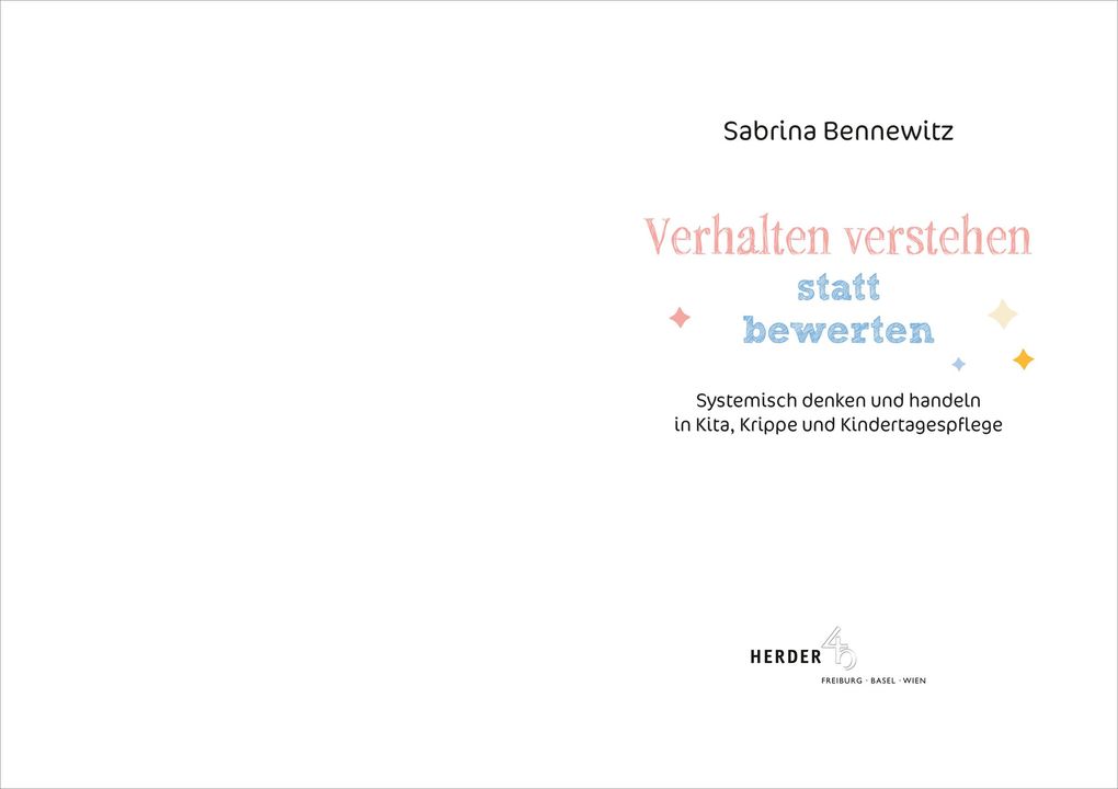 Weitere Ansicht: Verhalten verstehen statt bewerten | Sabrina Bennewitz