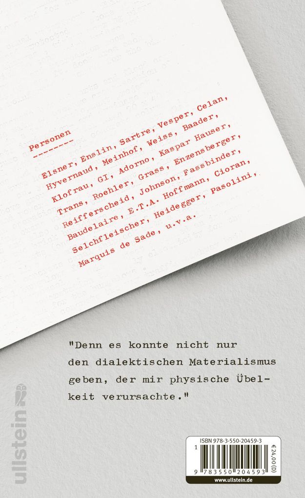 Weitere Ansicht: Das weiße Blatt Papier | Oskar Roehler