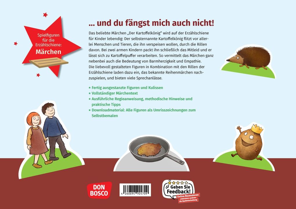 Weitere Ansicht: Der Kartoffelkönig. Erzählschienen-Figurenset