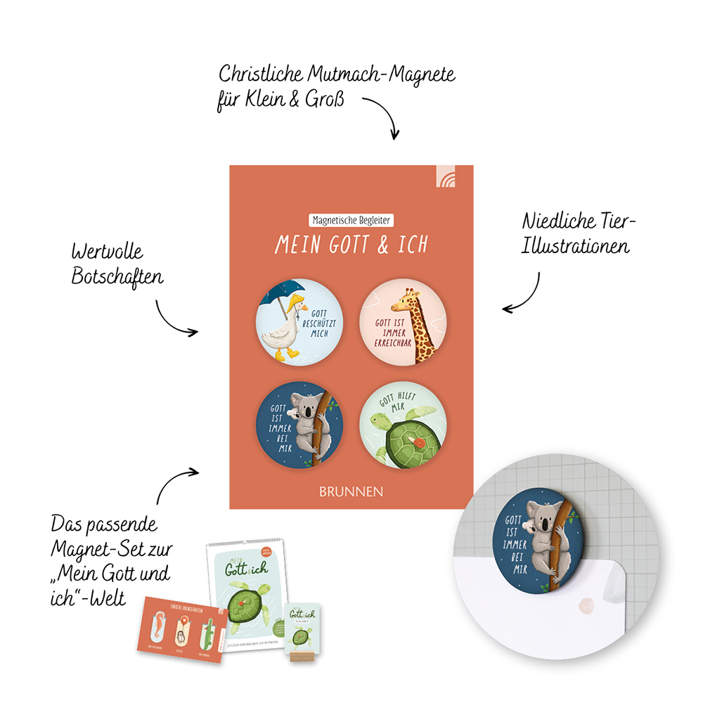 Weitere Ansicht: Magnet-Set: Mein Gott und ich