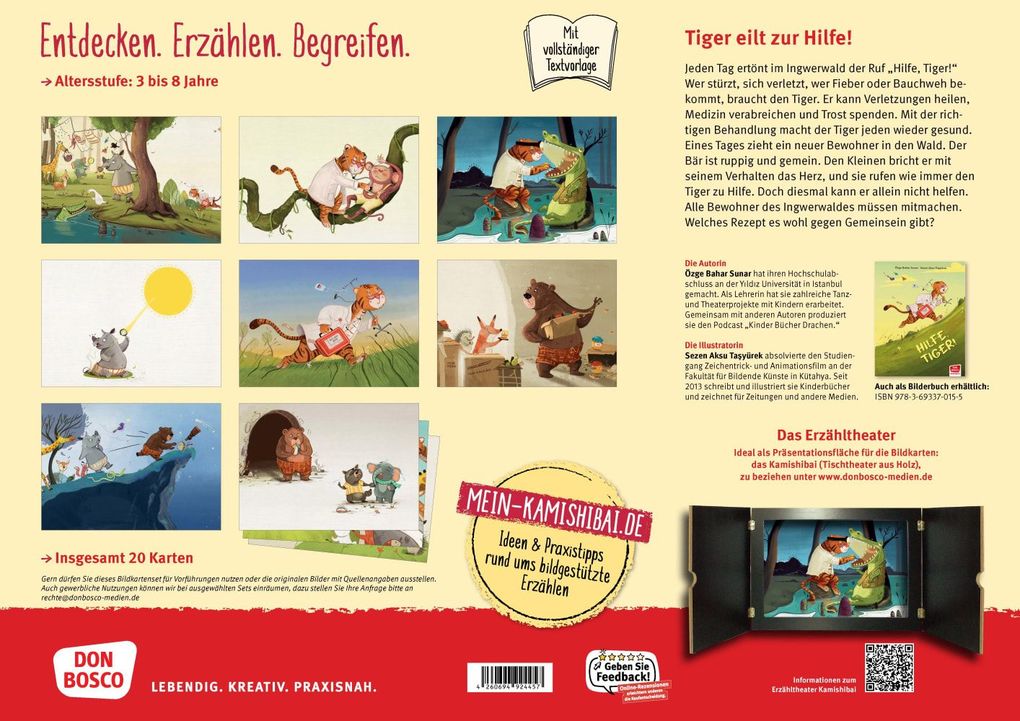 Weitere Ansicht: Hilfe, Tiger! Kamishibai Bildkartenset | Özge Bahar Sunar