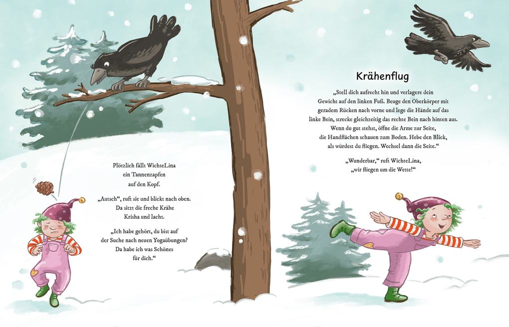 Weitere Ansicht: Wichtel-Yoga im Winterwald. Bilderbuch | Gabriele Pohl